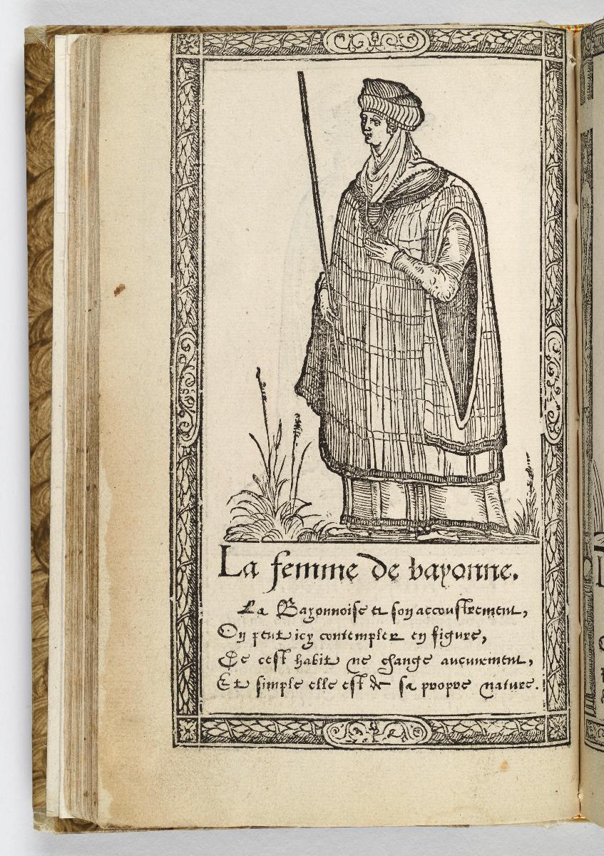 Trachtenbuch: Recueil de la diversité des habits: La femme de bayonne