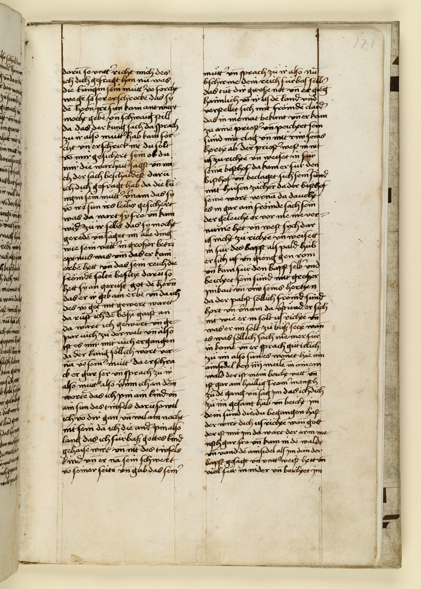 Textseite. Raimund, Das Leben der Hl. Katharina von Siena (geschrieben von der Nonne Elisabeth Warüssin)