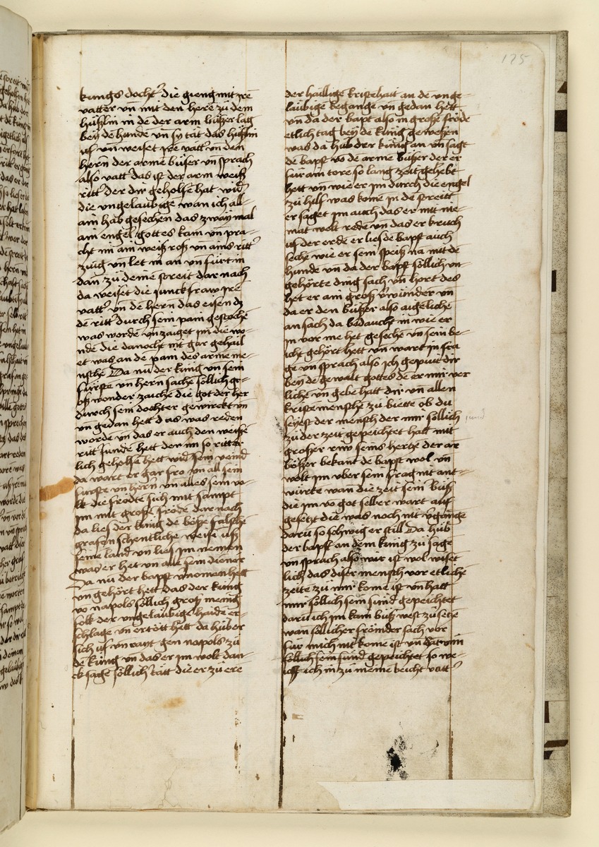 Textseite. Raimund, Das Leben der Hl. Katharina von Siena (geschrieben von der Nonne Elisabeth Warüssin)