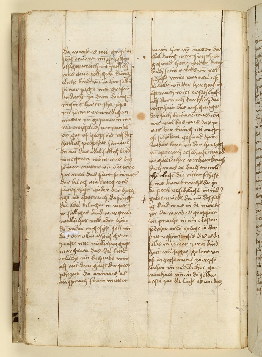 Textseite. Raimund, Das Leben der Hl. Katharina von Siena (geschrieben von der Nonne Elisabeth Warüssin)