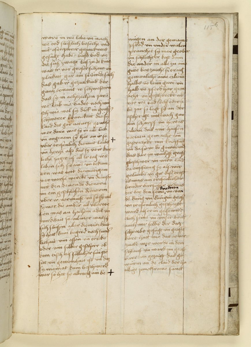 Textseite. Raimund, Das Leben der Hl. Katharina von Siena (geschrieben von der Nonne Elisabeth Warüssin)