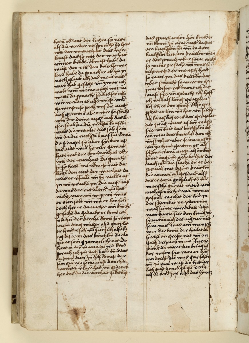 Textseite. Raimund, Das Leben der Hl. Katharina von Siena (geschrieben von der Nonne Elisabeth Warüssin)