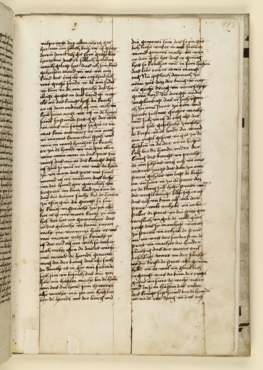 Textseite. Raimund, Das Leben der Hl. Katharina von Siena (geschrieben von der Nonne Elisabeth Warüssin)