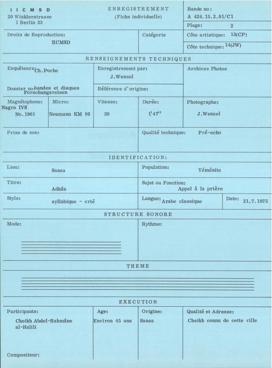 Yémen du Nord / Islam Zaydite / Cheikh Mohammed Hussein Amer-Sanaa