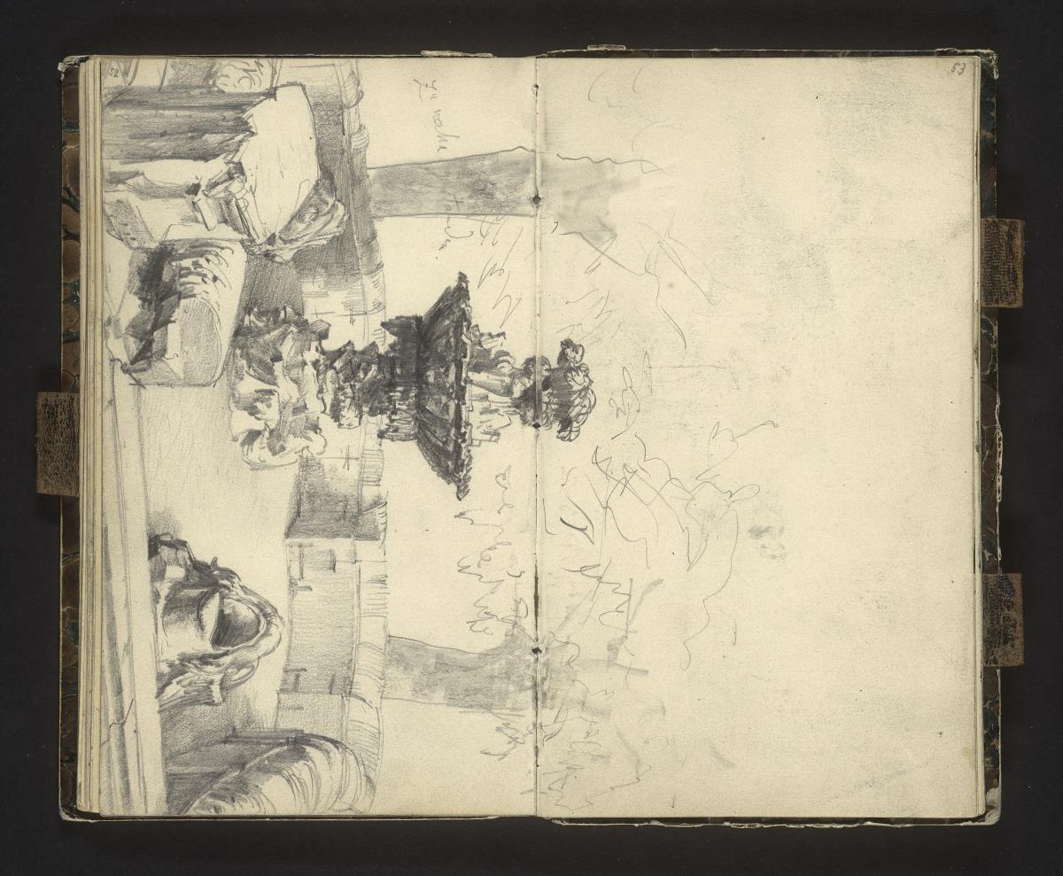 Brunnen auf dem Zwingerwall in Dresden