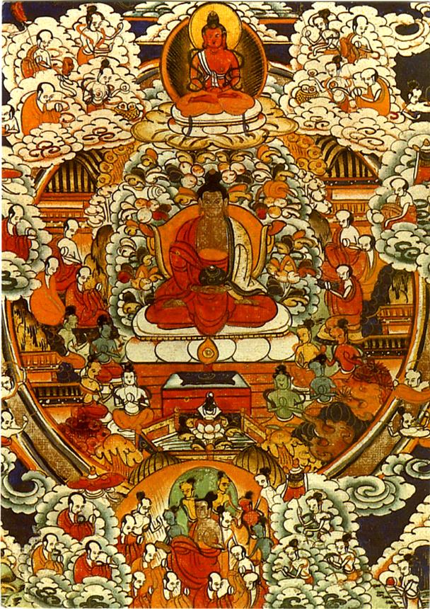 Buddha Amitabha und Medizinbuddha
