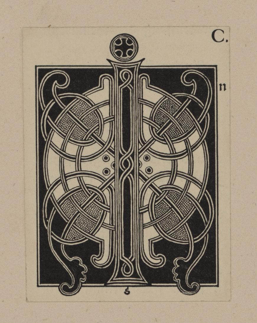 Initiale i für: Heinrich Boos. Geschichte der rheinischen Städtekultur von ihren Anfängen bis zur Gegenwart mit besonderer Berücksichtigung der Stadt Worms. Berlin: Stargardt 1897