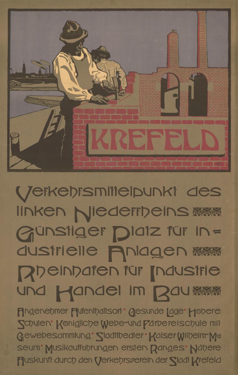 Krefeld. Verkehrsmittelpunkt des linken Niederrheins