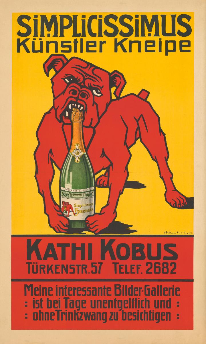 Simplicissimus Künstler Kneipe. Kathi Kobus