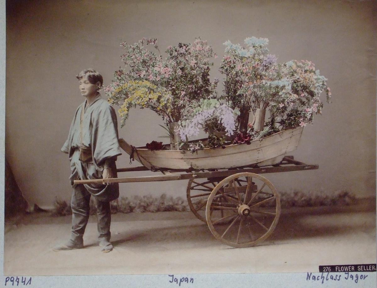 Blumenverkäufer