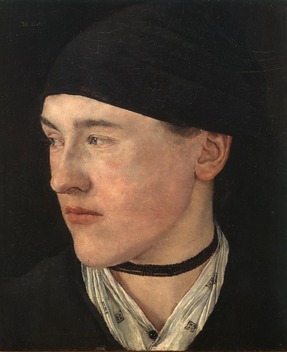 Dachauerin (Mädchen mit schwarzem Kopftuch)