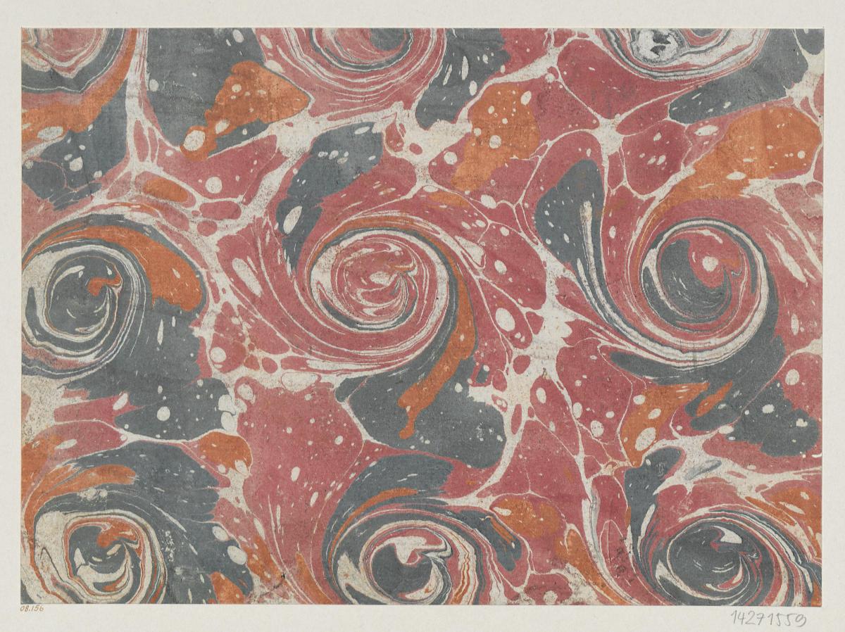 Schneckenmarmorpapier