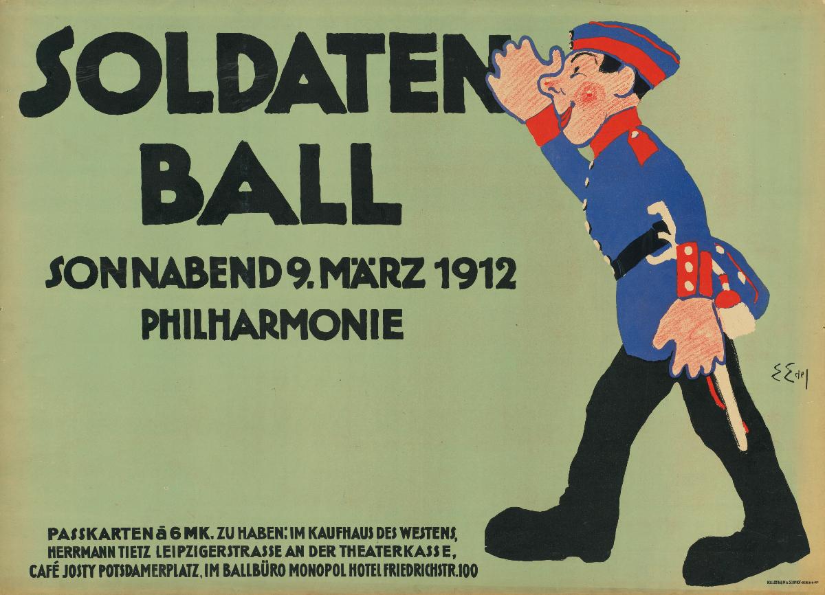 Soldatenball. 1912. Philharmonie