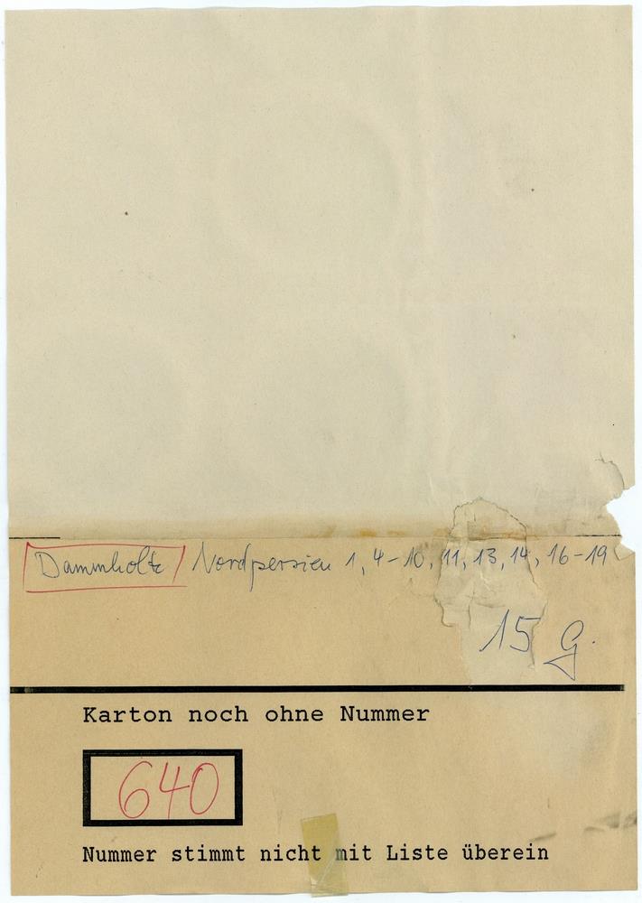 Dammholz Persien