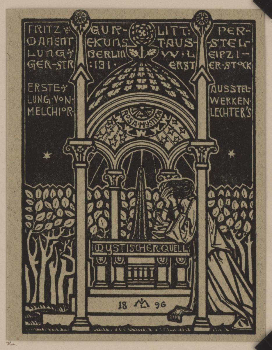 Mystischer Quell. Erste Ausstellung von Werken Melchior Lechters