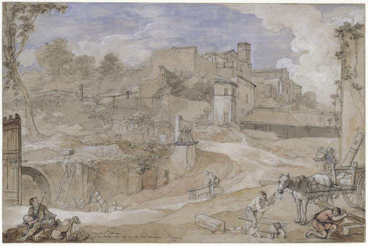 Das Kloster Santa Sabina auf dem Aventin in Rom