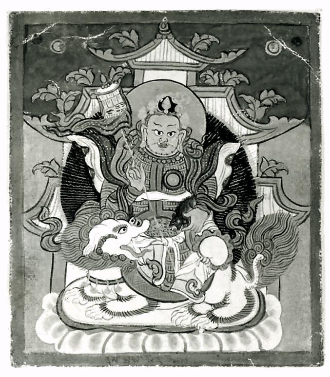 Vaisravana ( auch: Jambhala, Kubera)