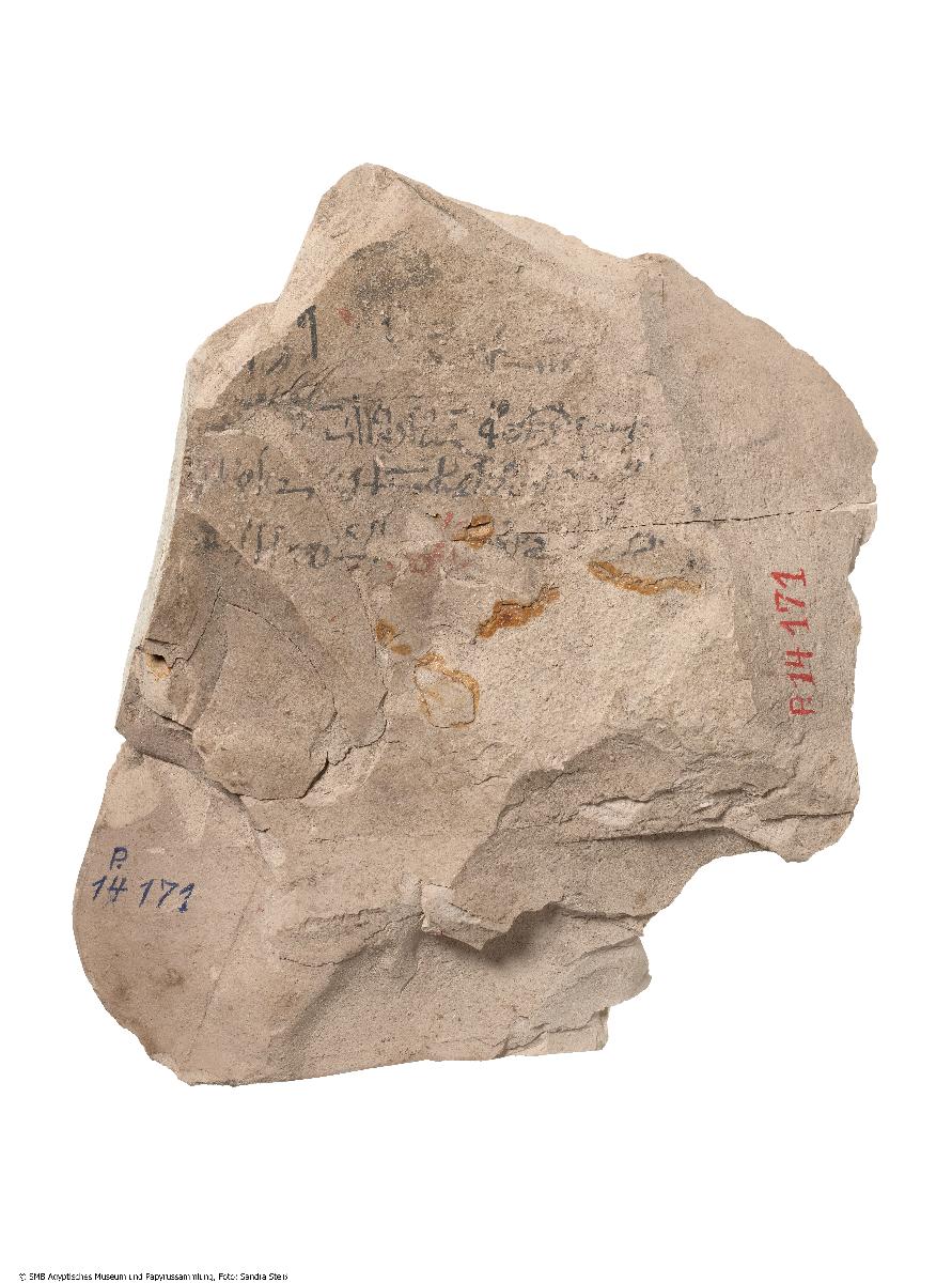 Hieratisches Ostrakon mit einem Auszug aus der Lehre des Cheti
