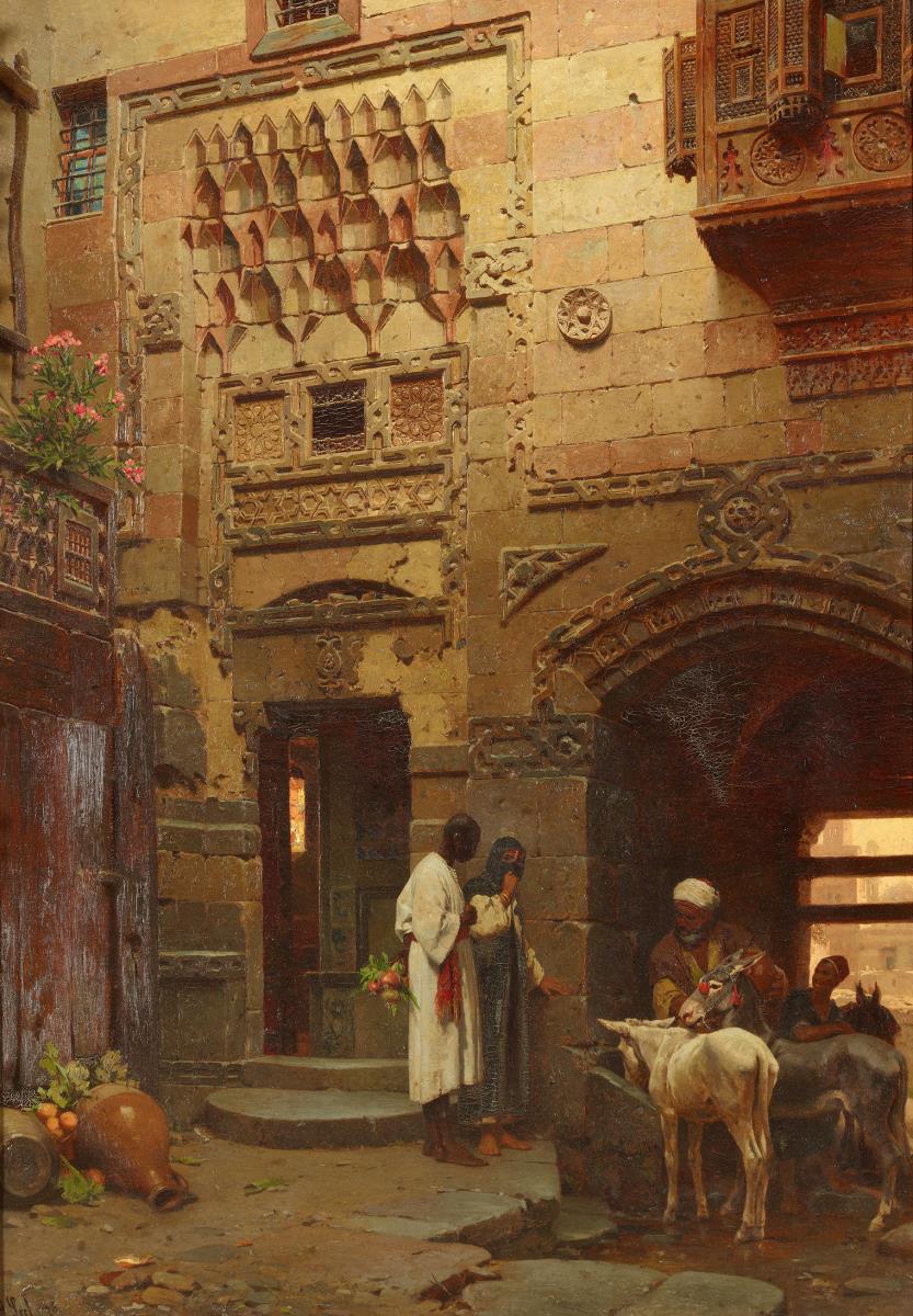 Arabischer Hof in Kairo