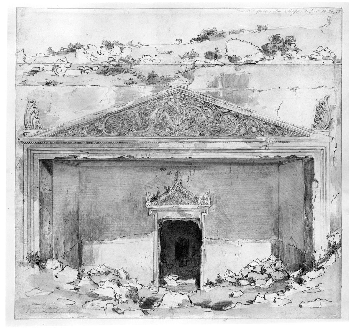 Fassade der Gräber der Richter