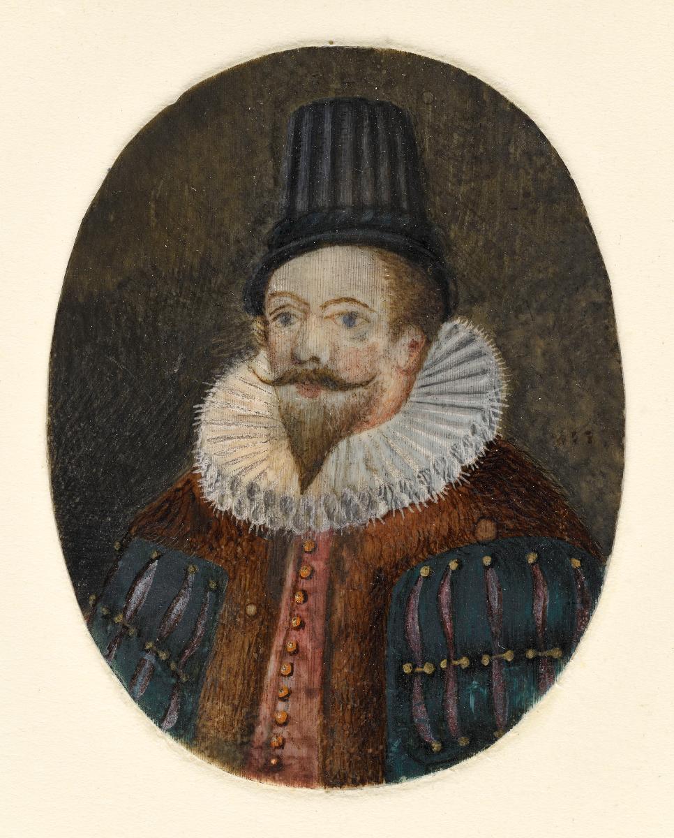 Porträt eines Herrn mit Spitzbart, spanischer Toque und Halskrause