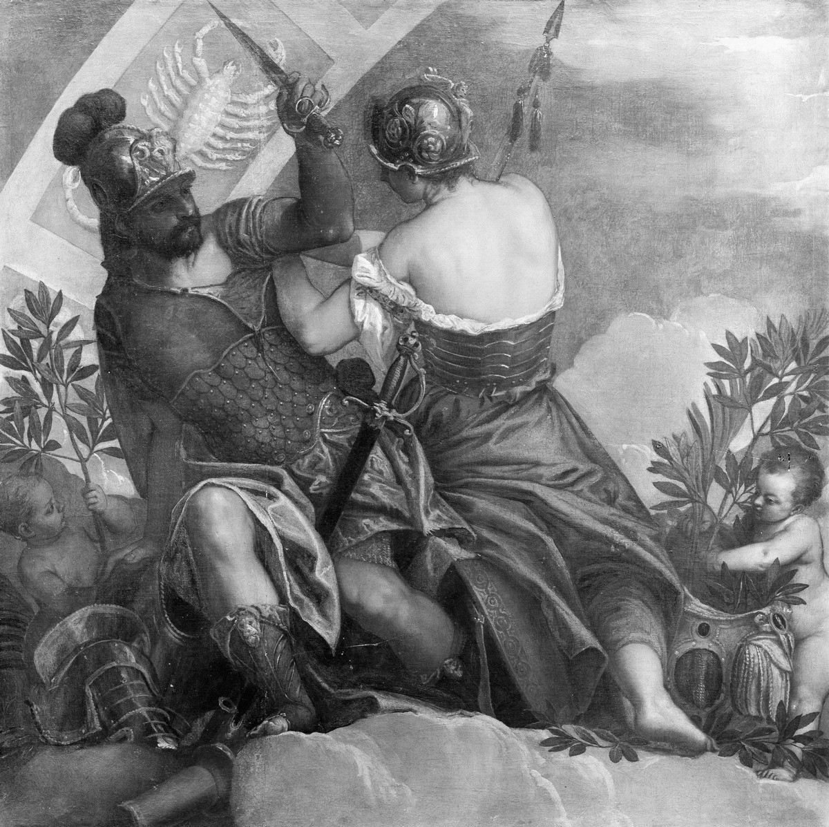Minerva und Mars