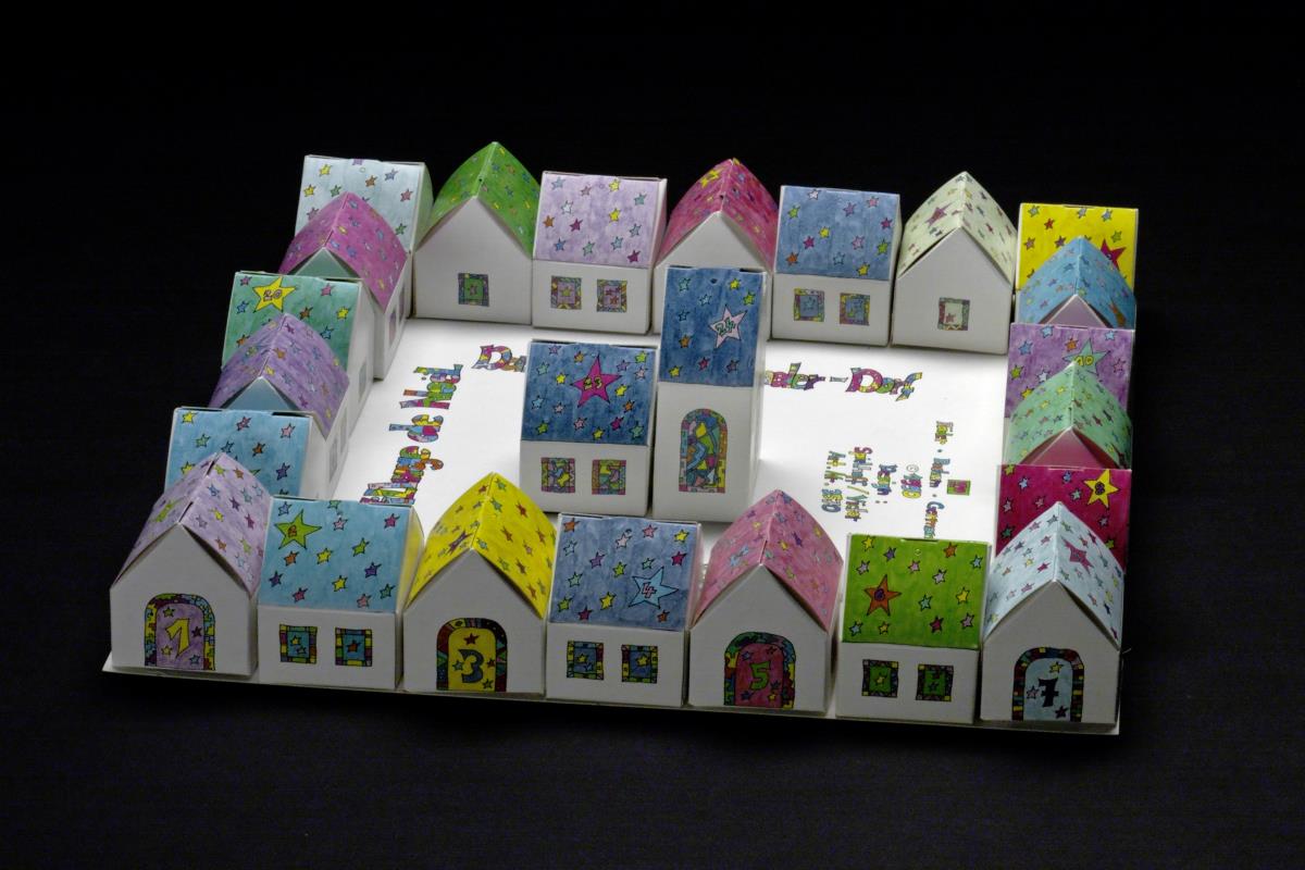 Das Adventskalender-Dorf