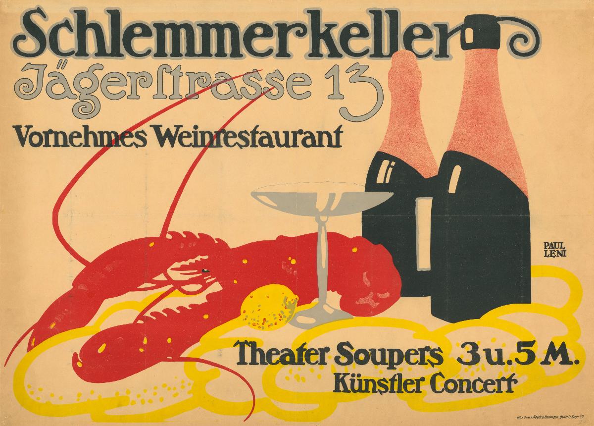 Schlemmerkeller Jägerstraße 13. Vornehmes Weinrestaurant