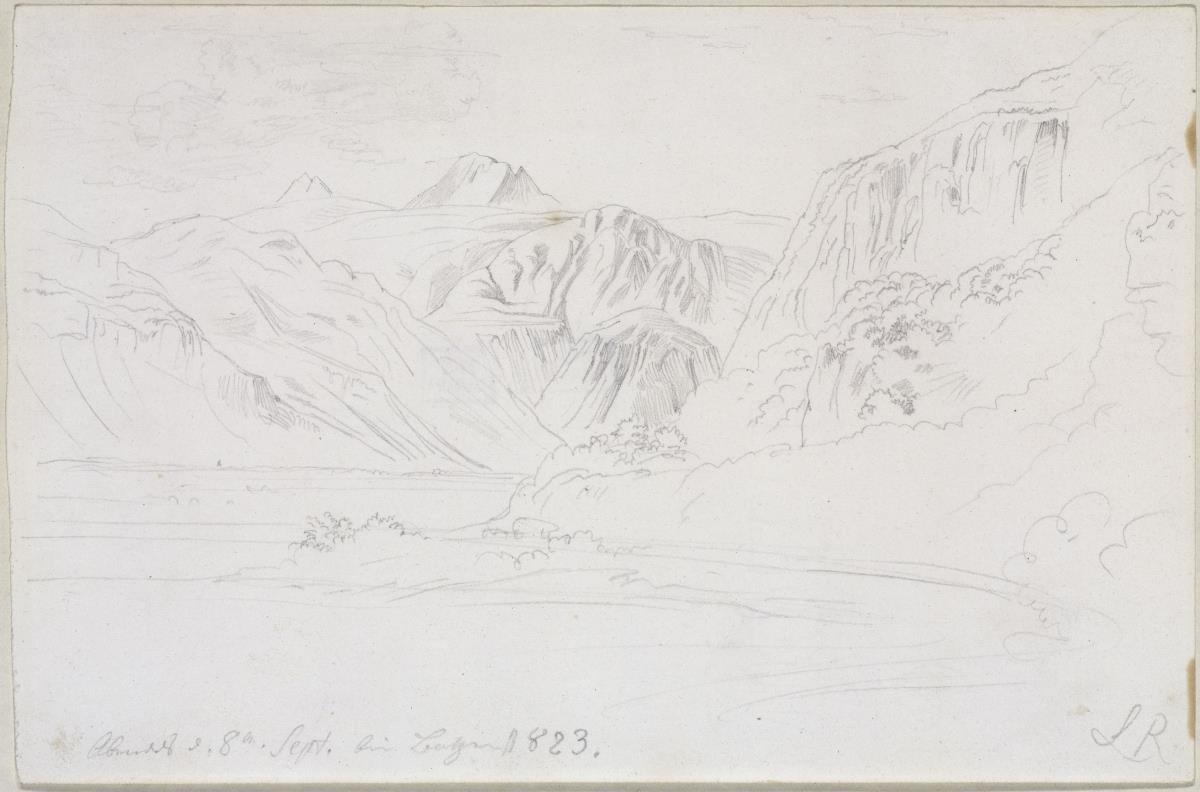 Etschtal gegen die Ultener Berge bei Bozen