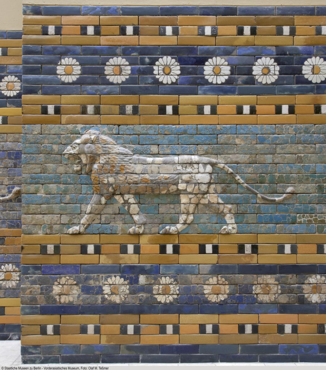 Schreitender Löwe von der Prozessionsstraße (Detail)