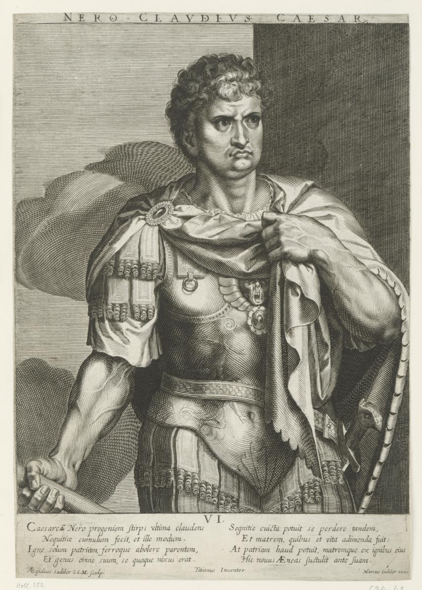 Nero Claudius Caesar. Blatt VI aus der Serie: Römische Kaiser