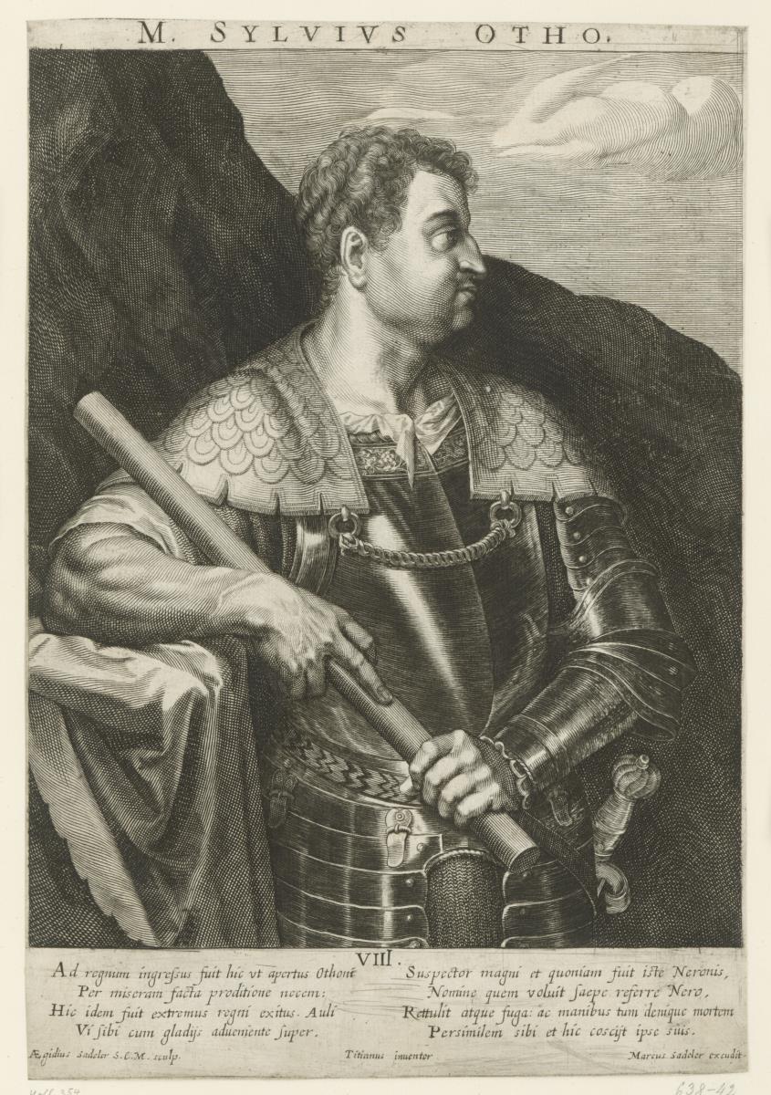 M. Sylvius Otho. Blatt VIII aus der Serie: Römische Kaiser