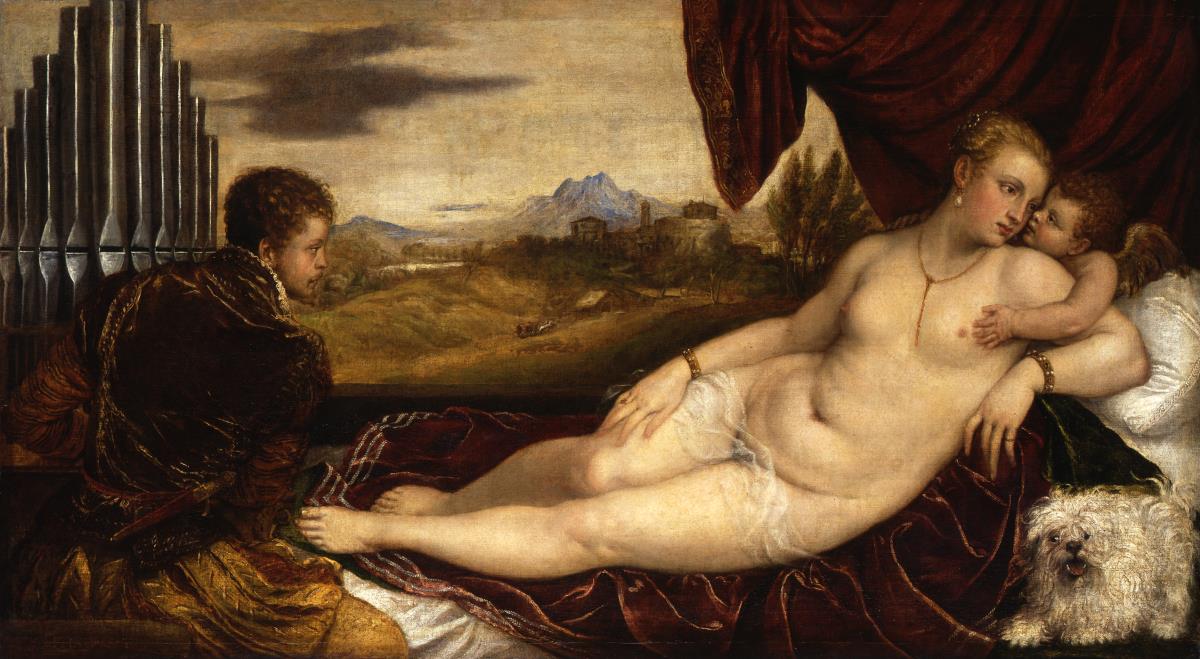 Venus mit dem Orgelspieler