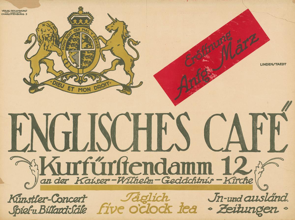 Englisches Café. Kurfürstendamm 12