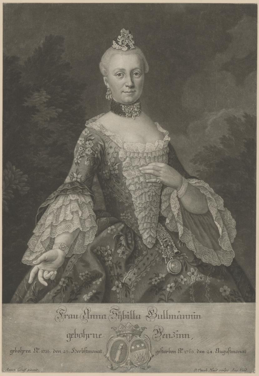 Porträt der Anna Sybilla Gullmann, geborne Benzin