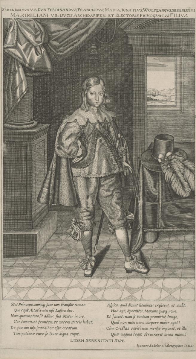 Porträt des Ferdinand Maria von Wittelsbach, späterer Kurfürst von Bayern