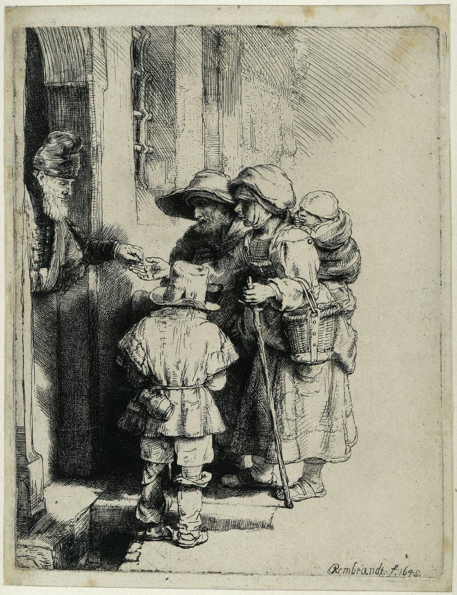 Die Bettler an der Haustür