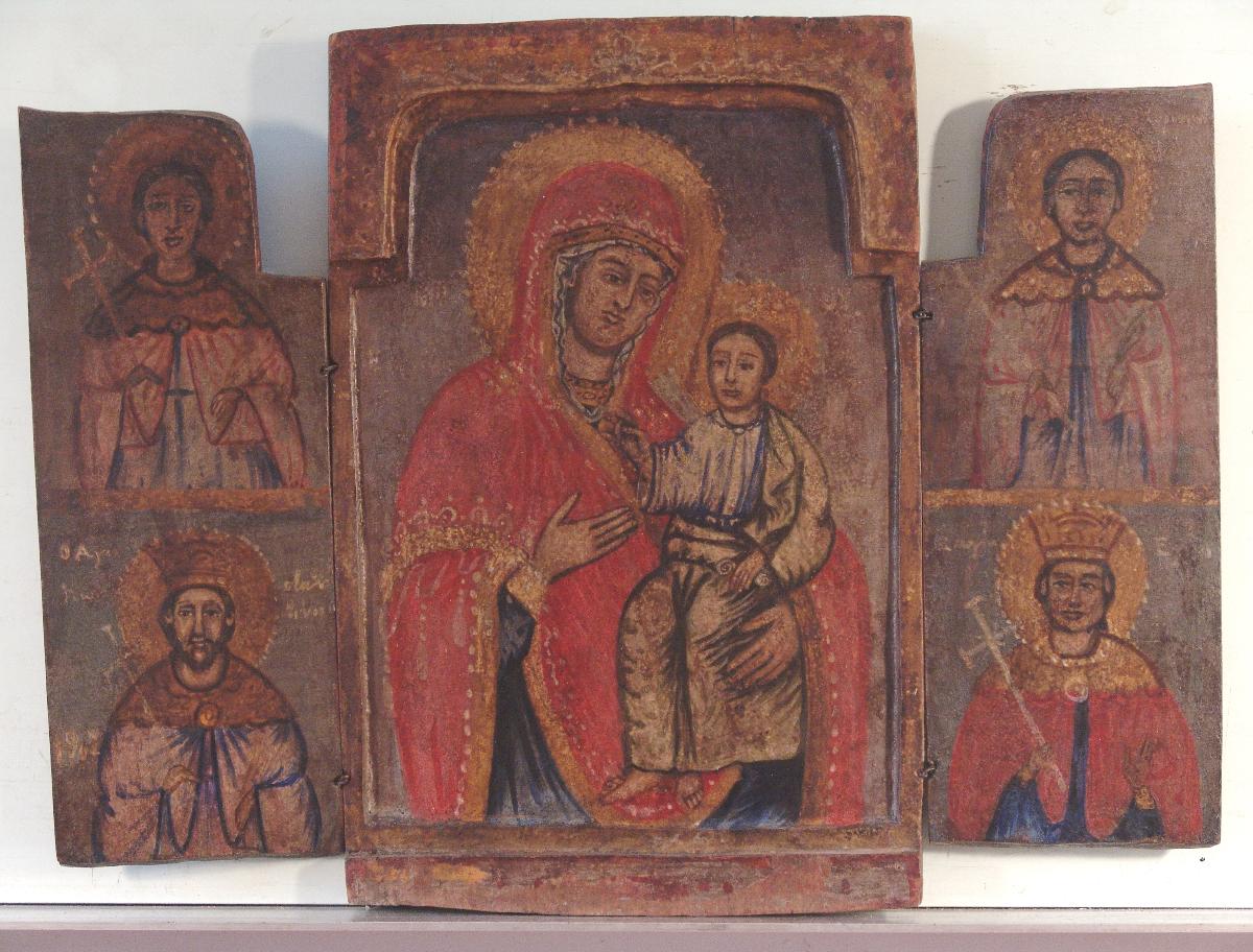 Madonna mit Kind und Heiligen