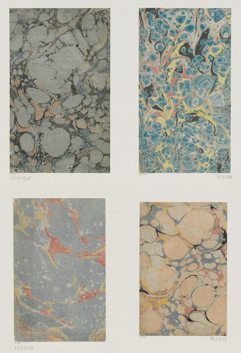 Marmorpapier (Türkisch Marmor)