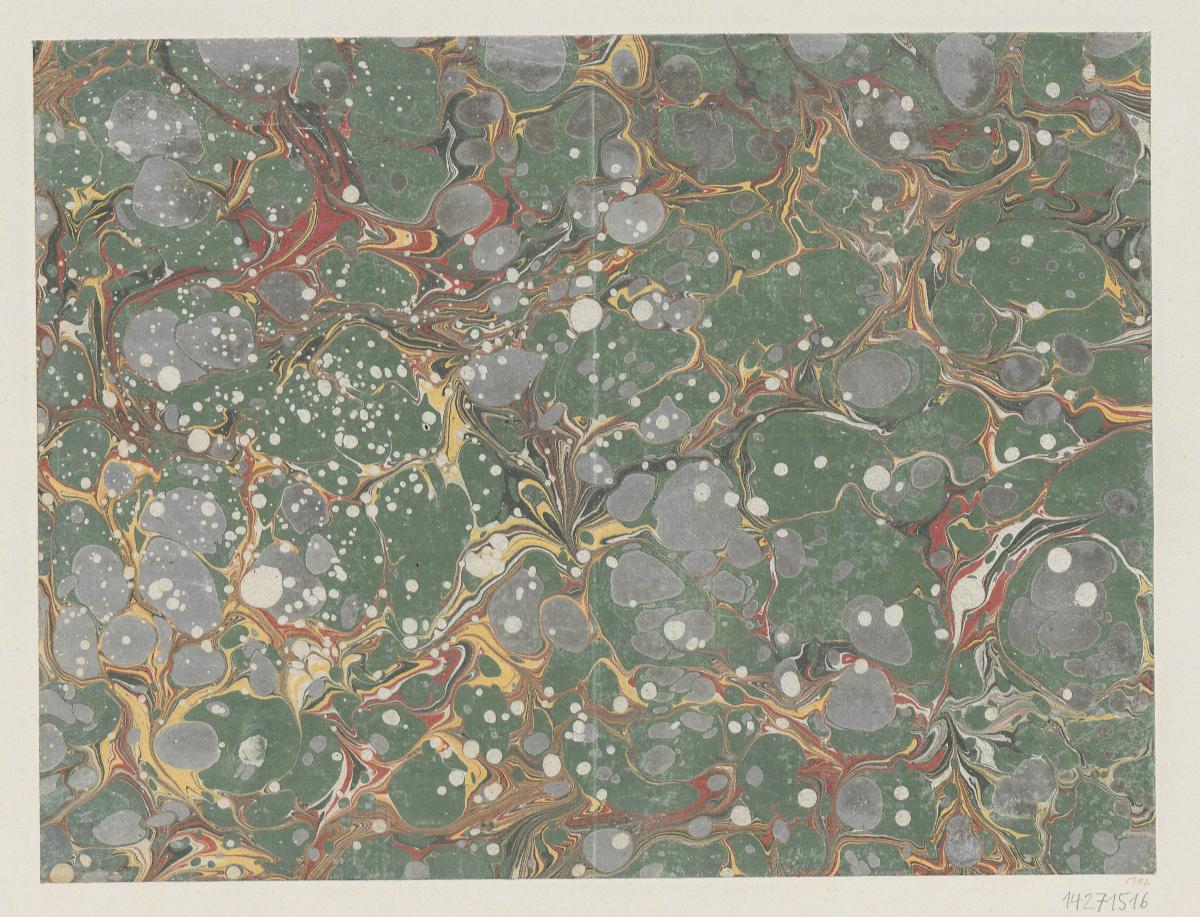 Steinmarmorpapier (Türkisch Marmor)