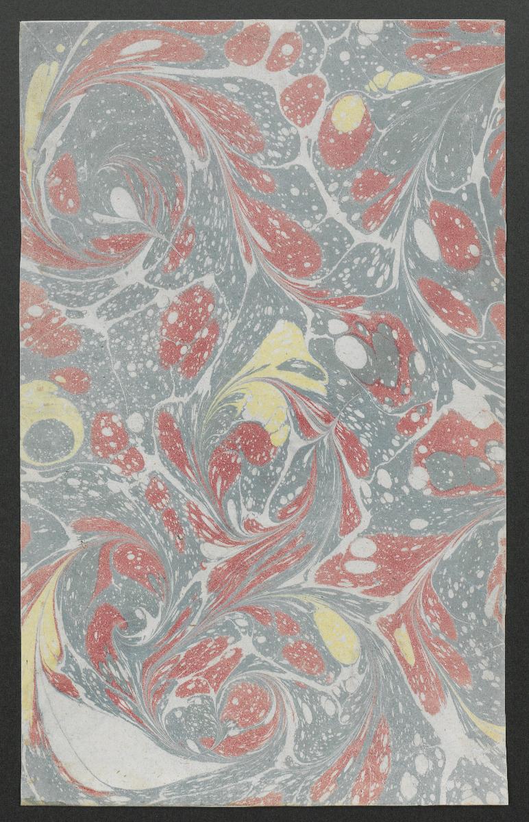 Gezogenes Marmorpapier