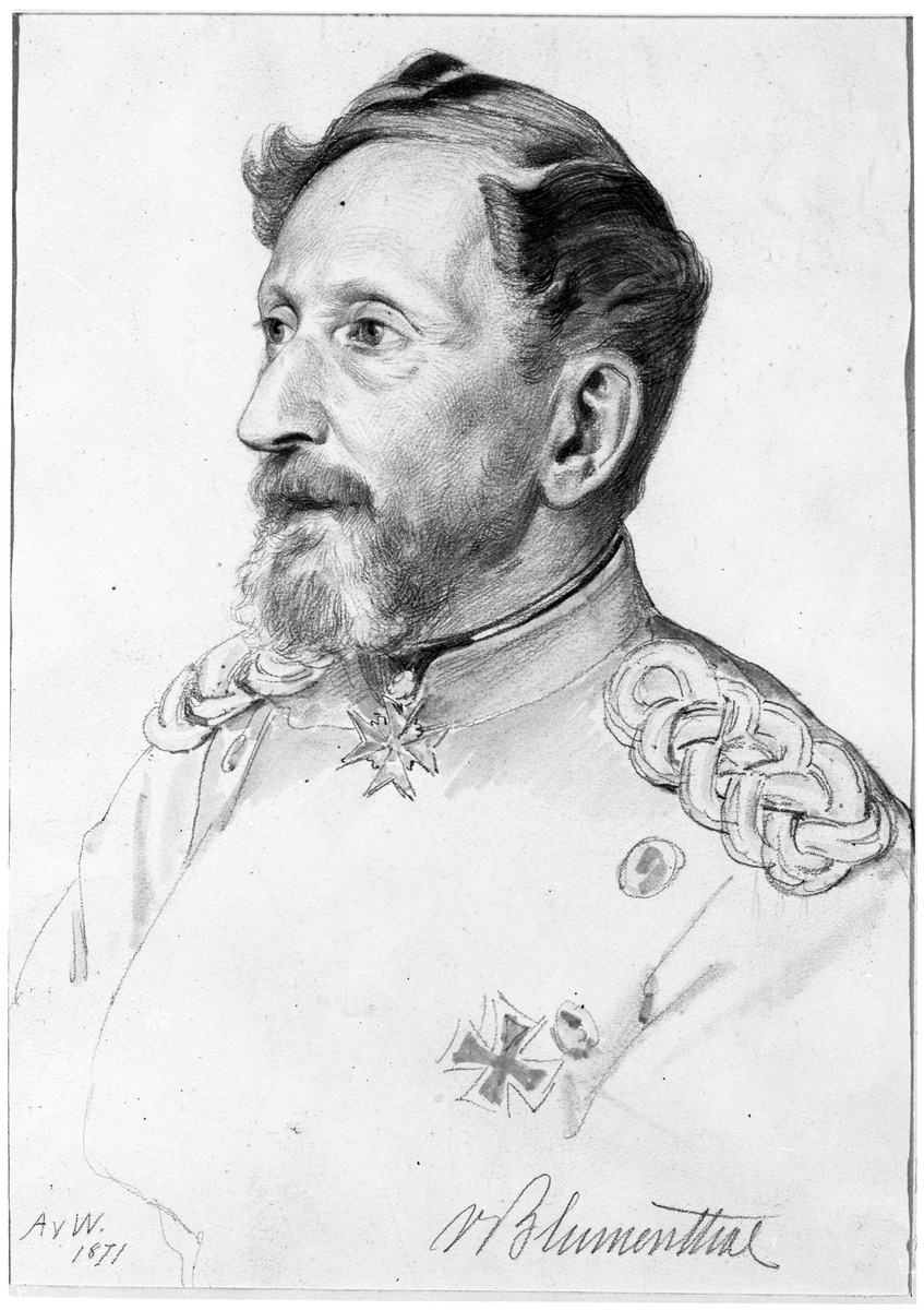 Graf von Blumenthal. Studie zur "Kaiserproklamation in Versailles"