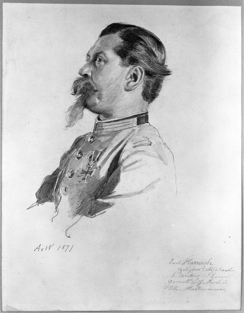 Hauptmann Carl Harrach. Studie zur "Kaiserproklamation in Versailles"