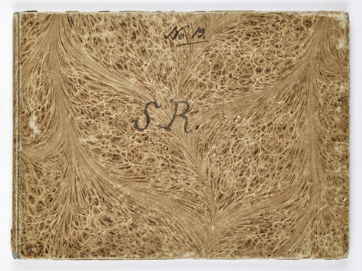 Skizzenbuch mit 40 Blatt und 40 Zeichnungen aus den Jahren 1823, 1825 und 1826