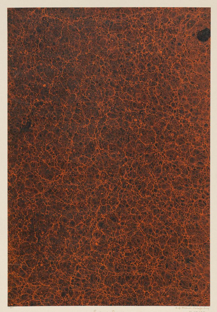 Marmorpapier (Türkisch Marmor)