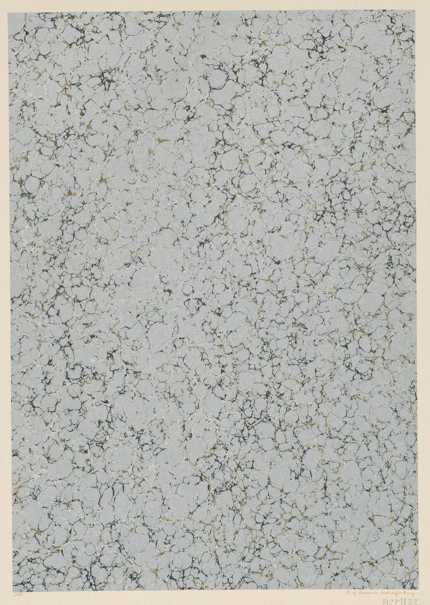 Haaradermarmorpapier (Cremser Marmor)
