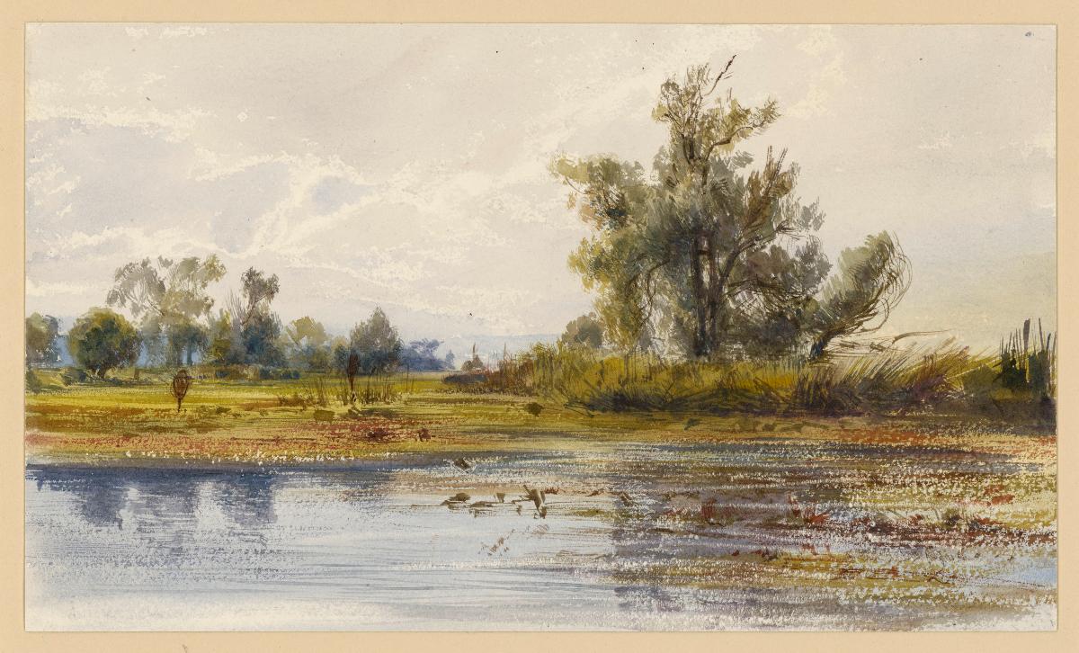 Landschaft aus dem Oderbruch bei Freienwalde