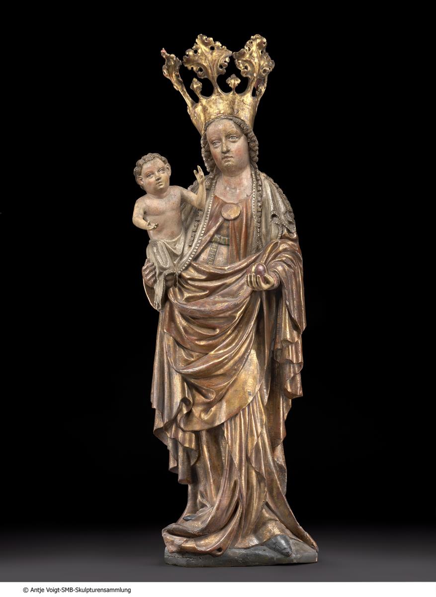 Stehende Maria mit Kind