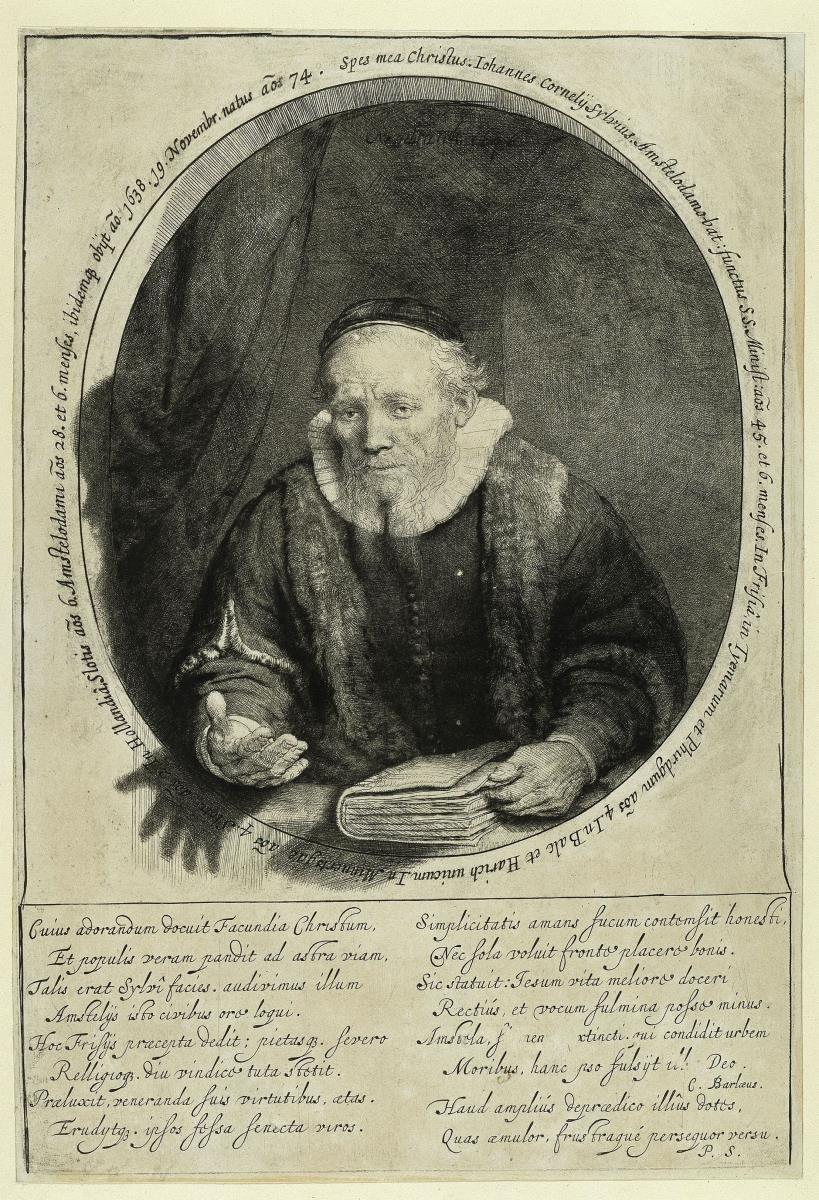 Porträt des Predigers Jan Cornelisz. Sylvius