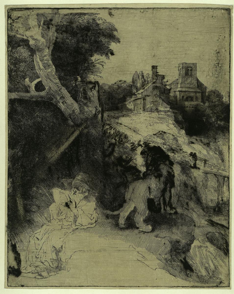 Der Heilige Hieronymus in italienischer Landschaft